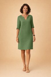Womens Dress - Elegant Mid-Length Summer Dresses for Casual Outings and Holidays 3