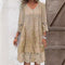 Womens Dress Floral Midi Summer Dress Comfortable Fit for Garden Parties & Evenings 2