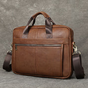 Dylan | Large Capacity Leather Laptop Shoulder Bag