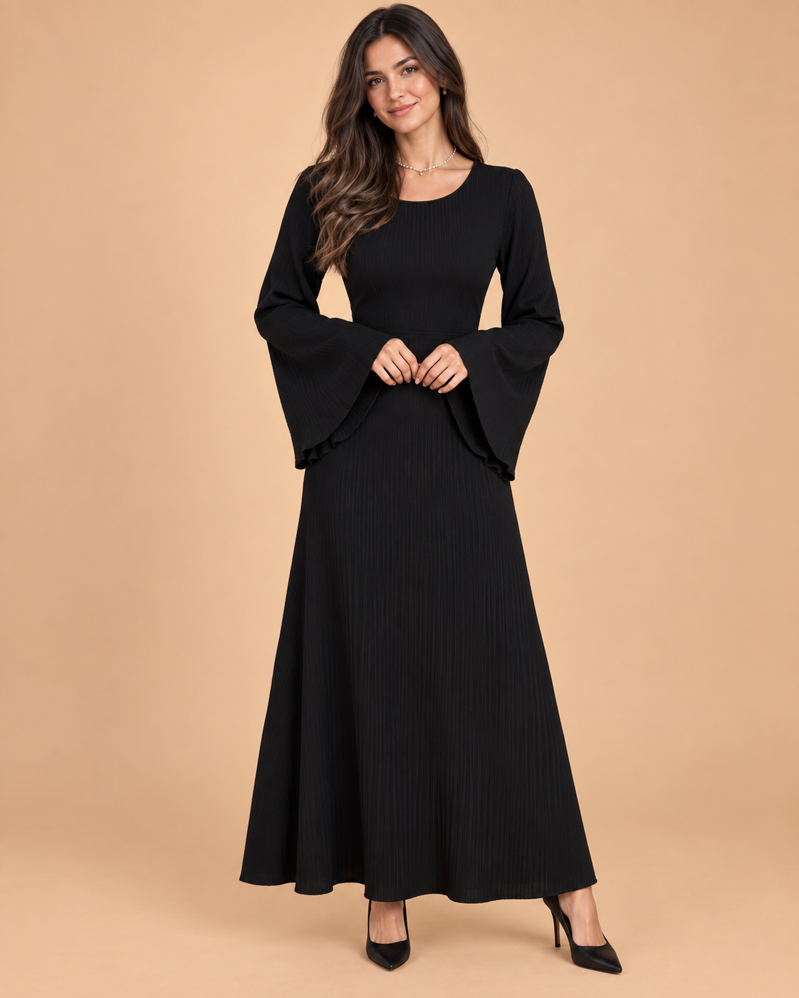 ALLYSON | Elegant Long-Sleeve Dress