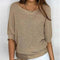 Sweater in a two -tone design for women with comfortable comfort-4
