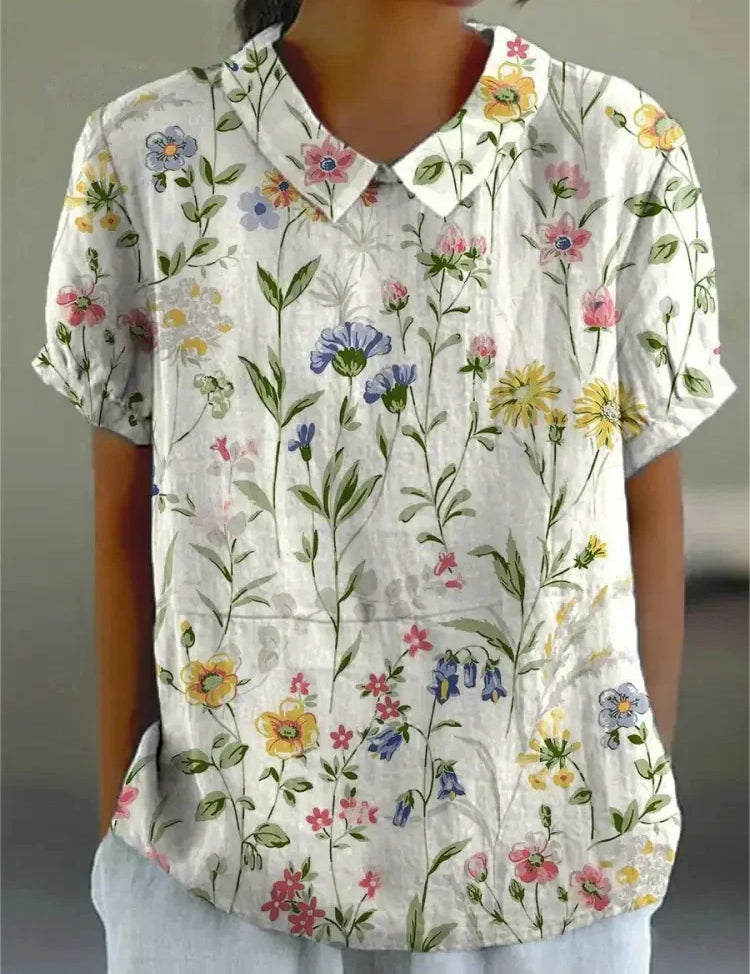 FLORA | Floral Shirt with flowers