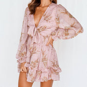 CHLOWY | Comfortable Floral Short Dress for Women