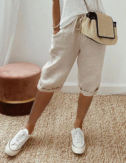 BELLA | Breathable Knee Length Pants for Women