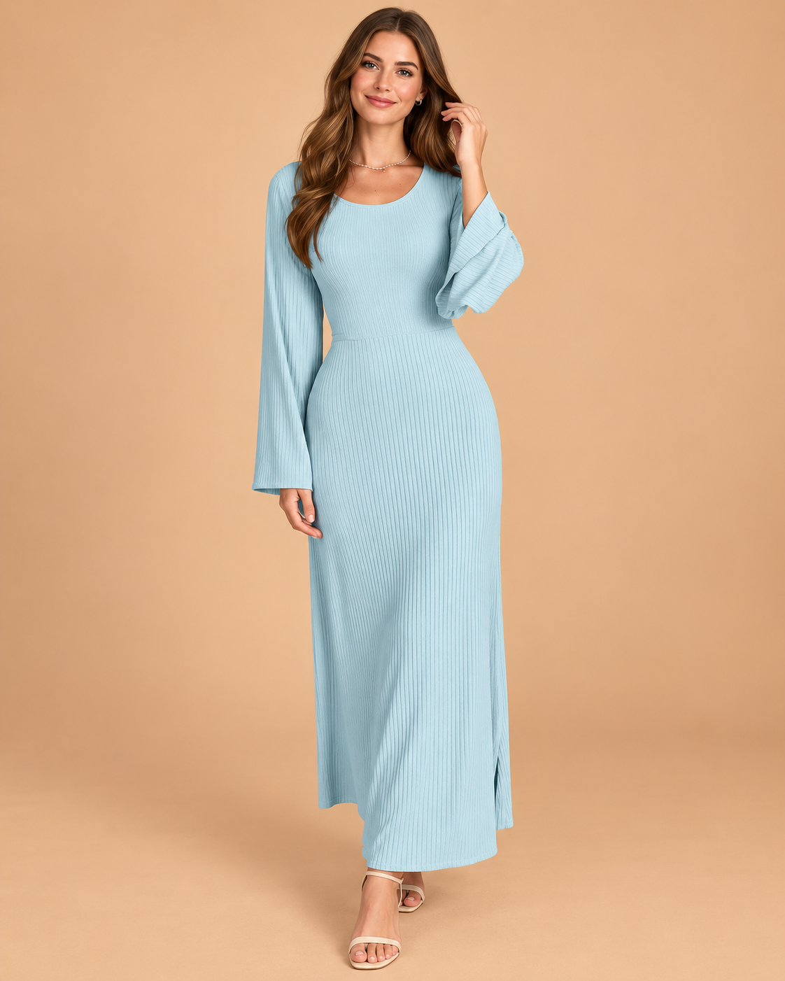 ALLYSON | Elegant Long-Sleeve Dress