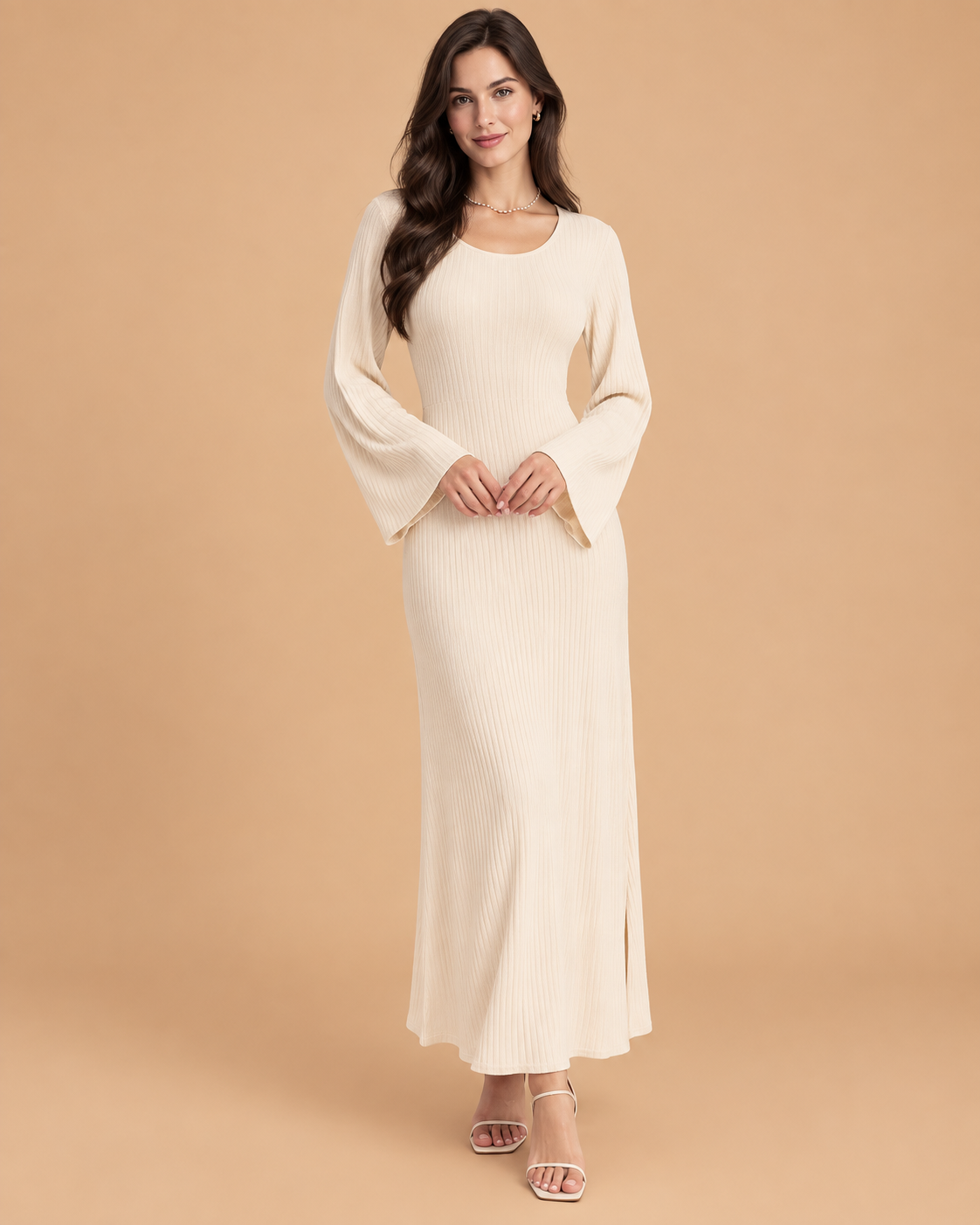 ALLYSON | Elegant Long-Sleeve Dress