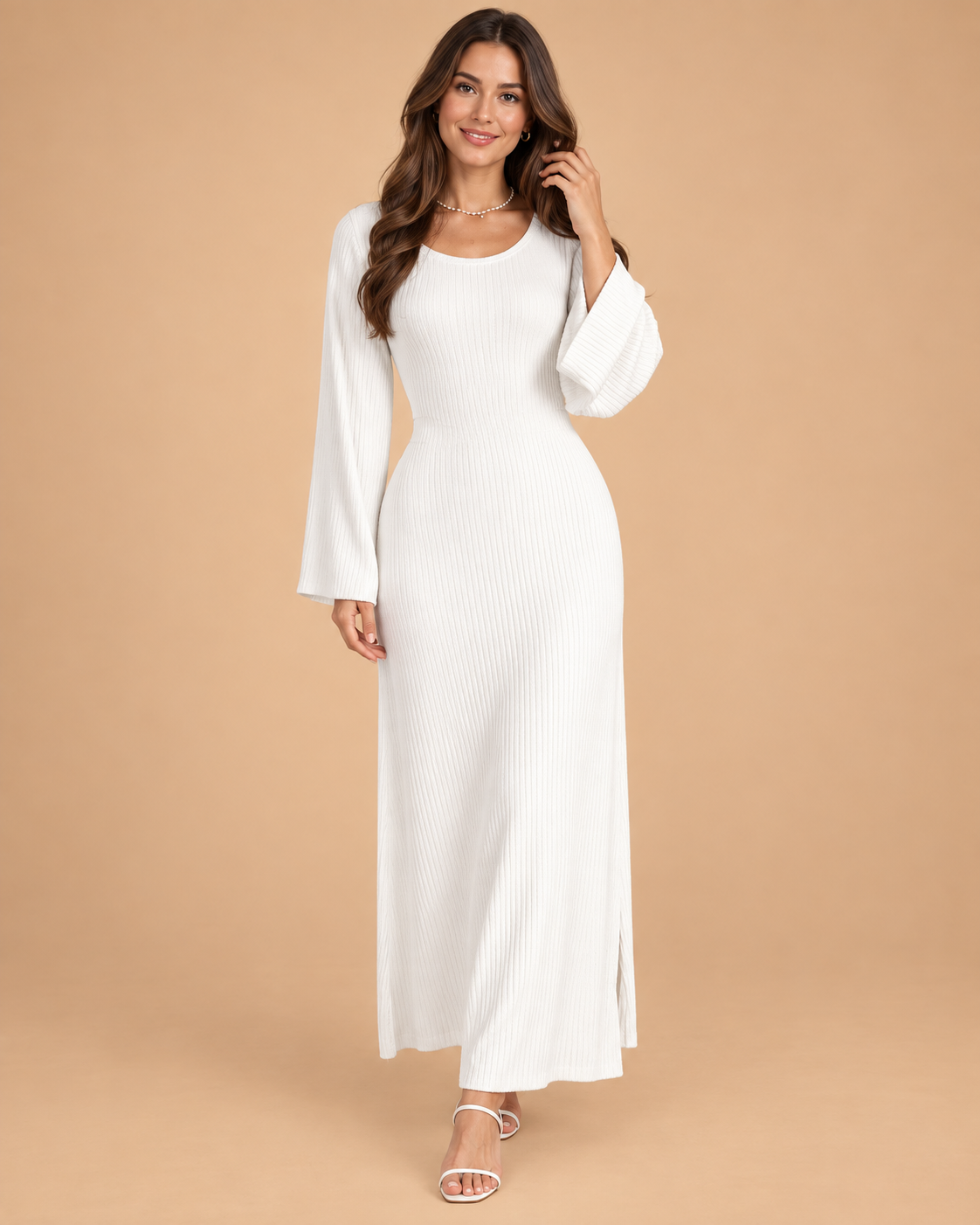 ALLYSON | Elegant Long-Sleeve Dress